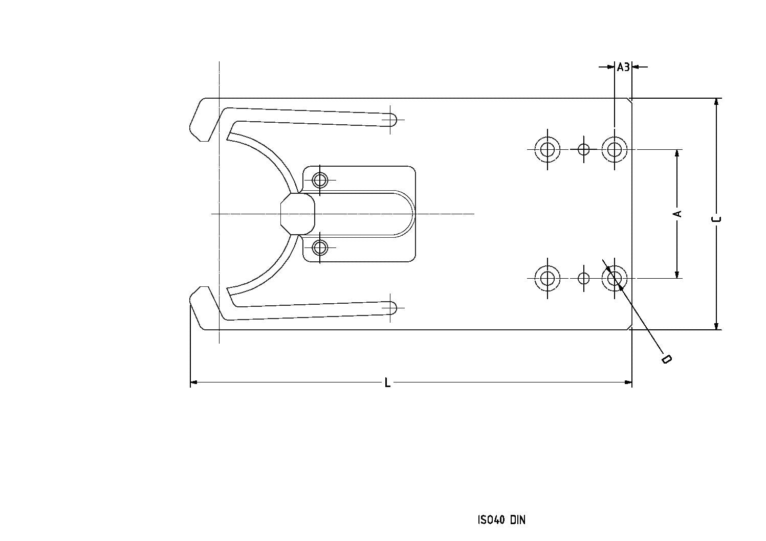 Úchytka pro upínače SK50 DIN69871
