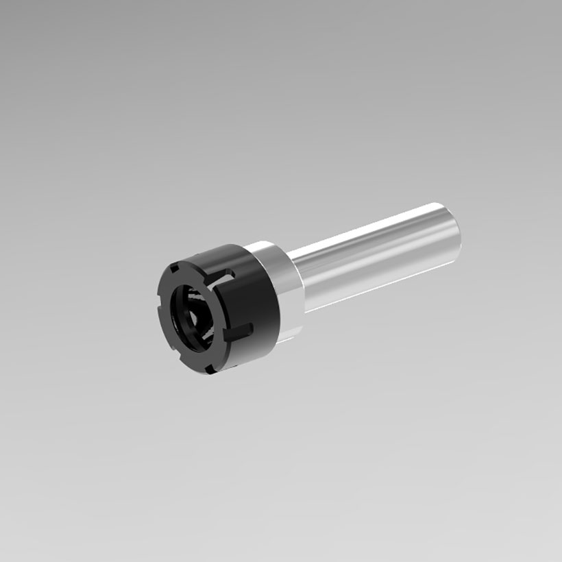 Extension with Mini Collet Nut for ER25 D 1/2 Collet Chucks
